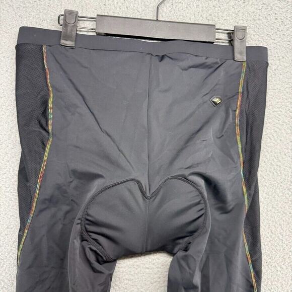 Santic Cycling Pants Women's 2XL Black Colorful Padded Compression Training - Picture 7 of 10